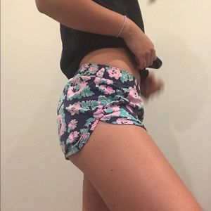 floral pajama shorts